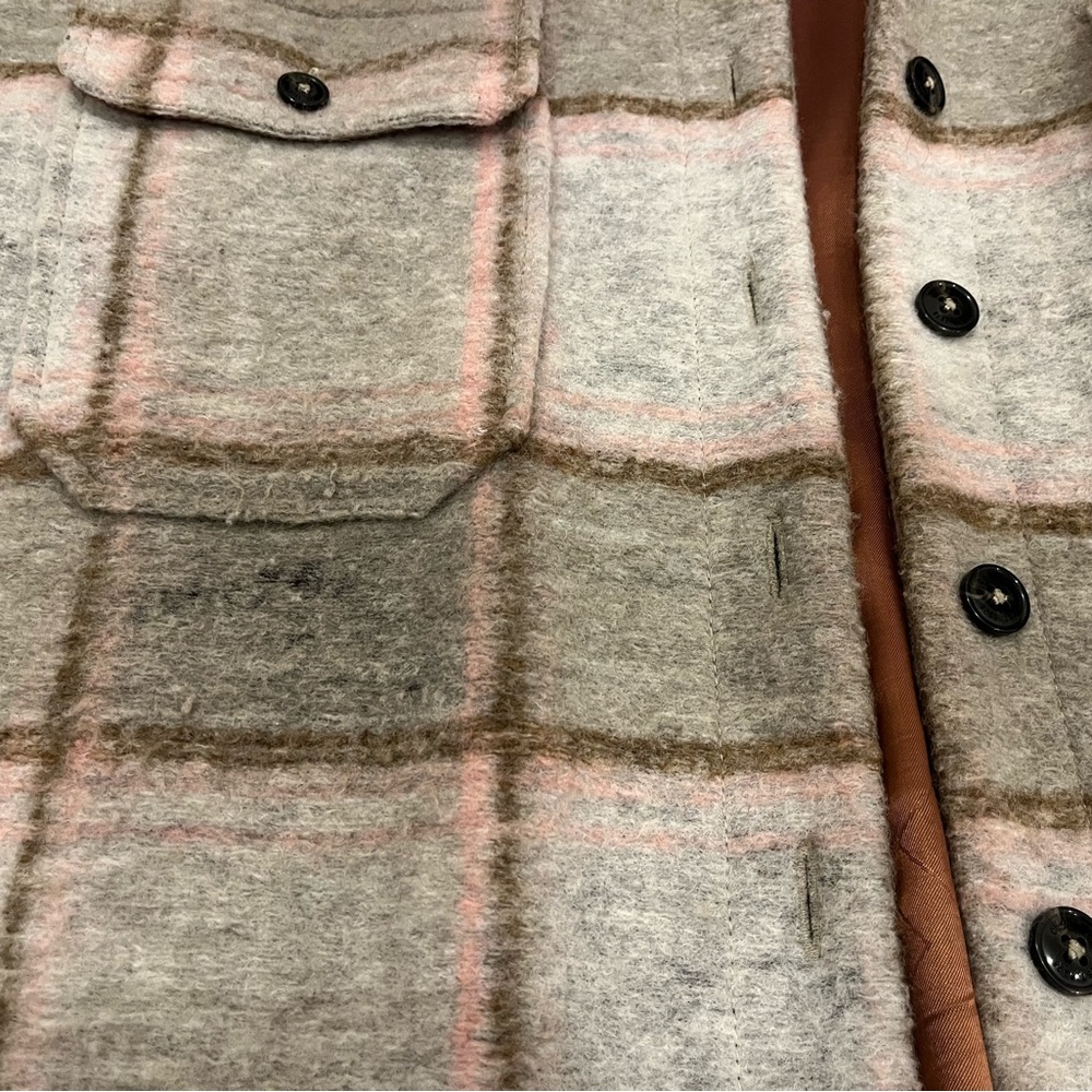 Closed Titania plaid shacket XS - Picture 2 of 5